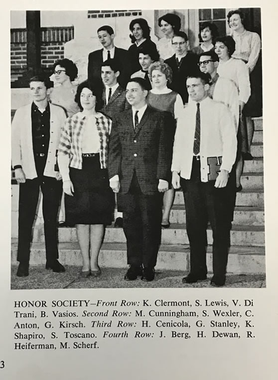 Kevin Clermont Honor Society Yearbook Photo